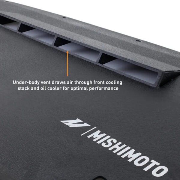 Mishimoto 2023+ Nissan Z Skid Plate Engine - Wrinkle Black - Image 3