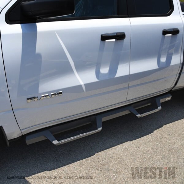 Westin 2019 Ram 1500 Quad Cab Drop Nerf Step Bars - Textured Black - Image 8