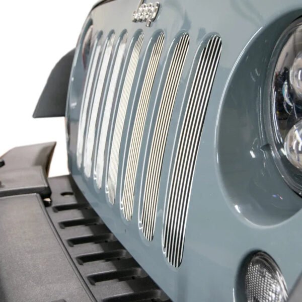 DV8 Offroad 2007-2018 Jeep JK Polished Grille Inserts - Image 10