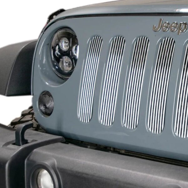 DV8 Offroad 2007-2018 Jeep JK Polished Grille Inserts - Image 9