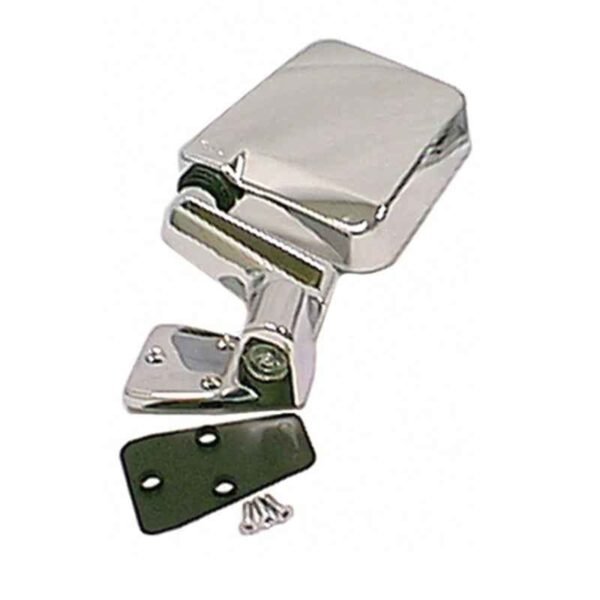 Rugged Ridge 87-02 Jeep Wrangler YJ/TJ Chrome Left Door Mirror - Image 2