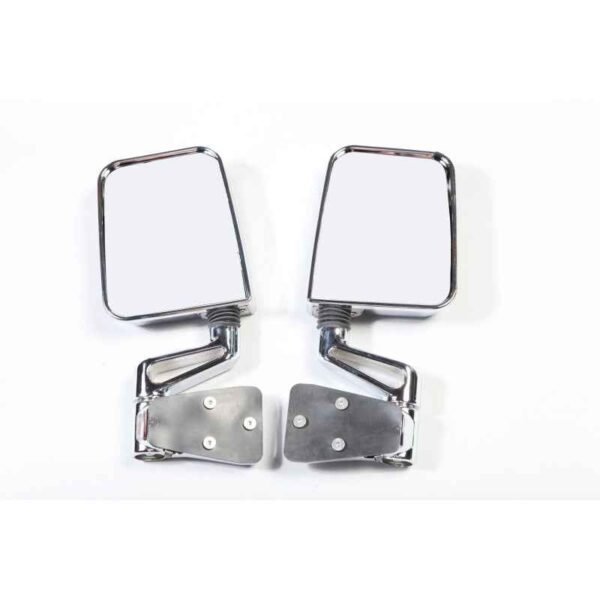 Rugged Ridge 87-02 Jeep Wrangler YJ/TJ Chrome Dual Focus Door Mirror Kit - Image 2