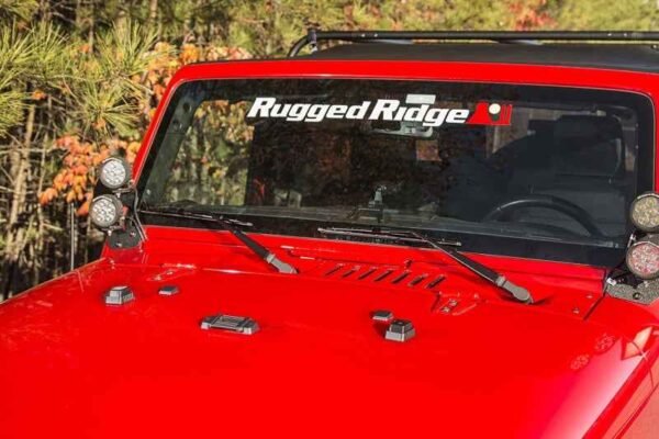 Rugged Ridge 97-18 Jeep Wrangler Elite Hood Dress Up Kit - Image 4