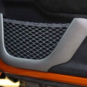Rugged Ridge 11-18 Jeep Wrangler JK Front Charcoal Door Net Trim