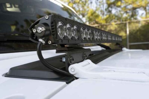 Rugged Ridge 18-20 Jeep Wrangler JL Cowl Light Bar Bracket - Image 6