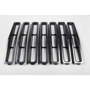 11306.04 Rugged Ridge Grille Inserts Black 87-95 Jeep Wrangler YJ