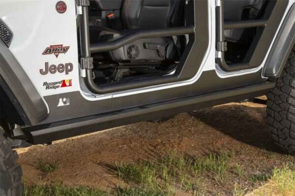 Rugged Ridge XHD Rock Sliders 18-20 Jeep Wrangler JL 4 Door - Image 6