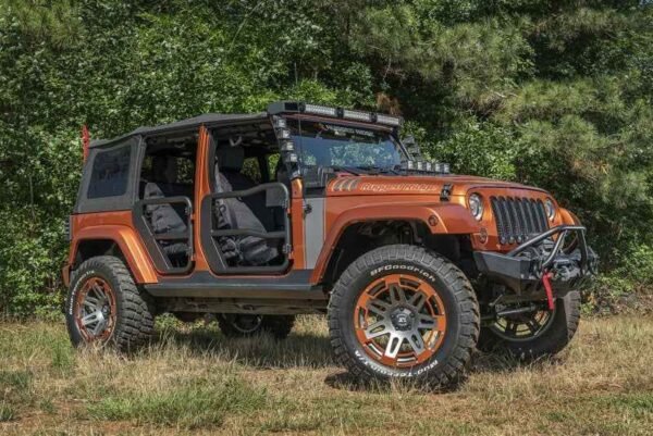 Rugged Ridge Fortis Tube Doors Front 07-18 Jeep Wrangler JK - Image 6