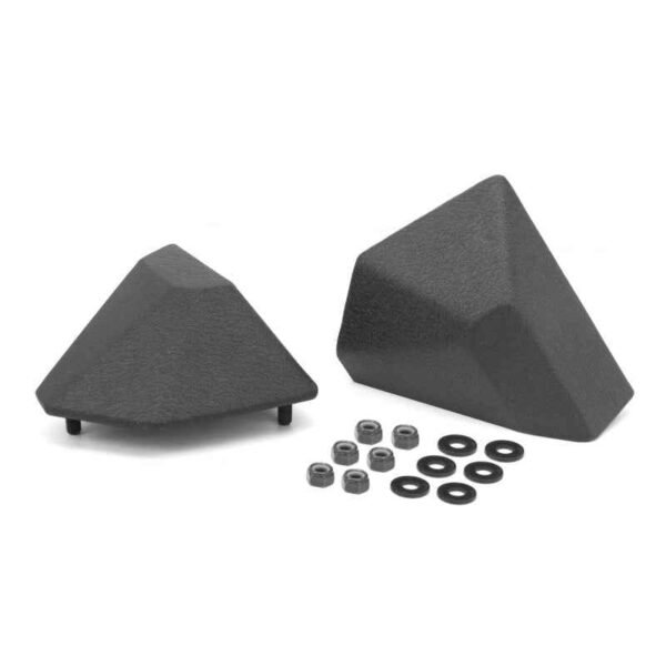 Rugged Ridge Stubby Ends XHD Front Bumper Textured Black - Image 2