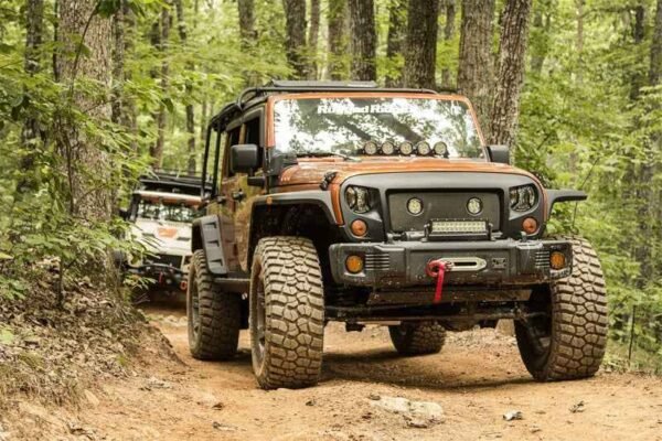 Rugged Ridge Spartacus Stubby Bumper Black 07-18 Jeep Wrangler - Image 3