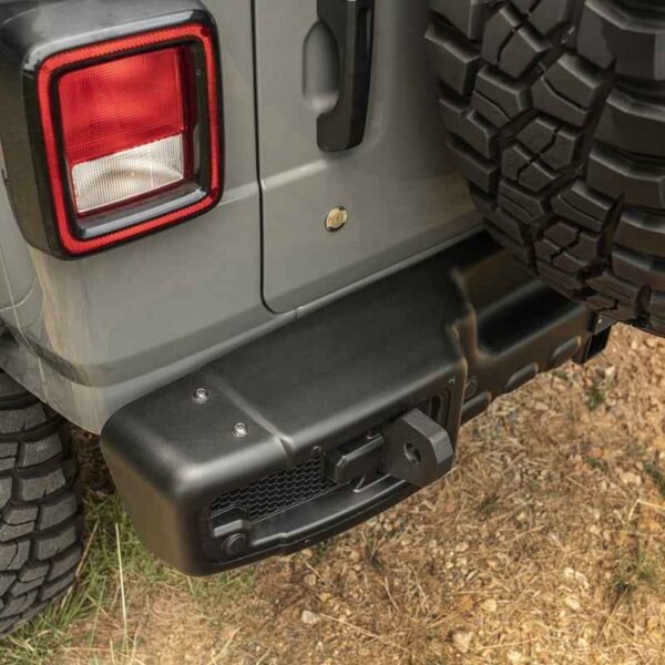 Rugged Ridge Spartacus Rear Bumper Black 18-20 Jeep Wrangler JL - Image 9
