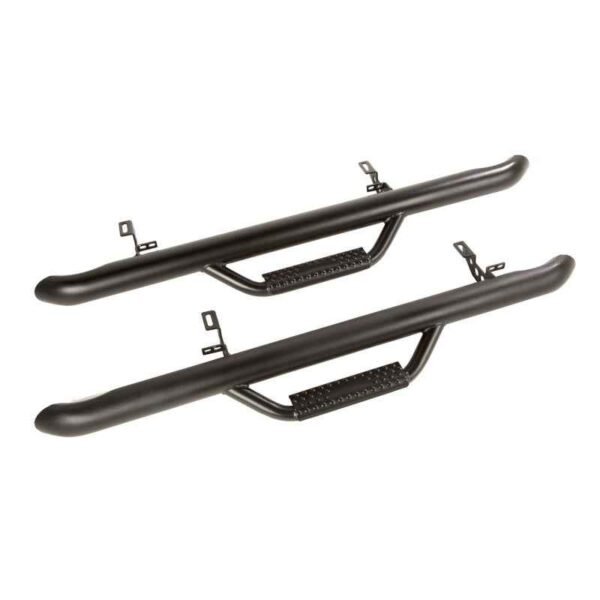 Rugged Ridge Spartan Nerf Bar Textured Black 12-18 JK 2-Door - Image 2