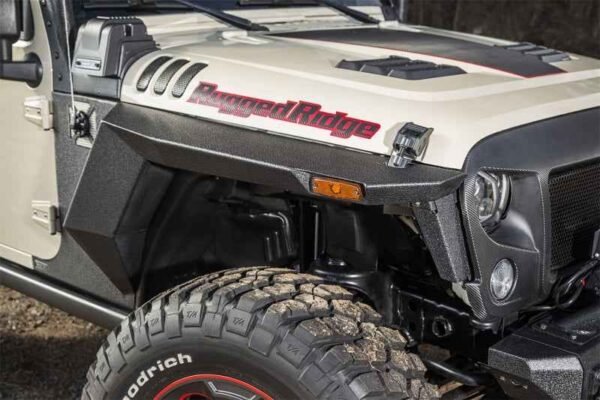Rugged Ridge XHD Armor Fenders and Liner Kit 07-18 Jeep Wrangler JKU 4-Door - Image 6