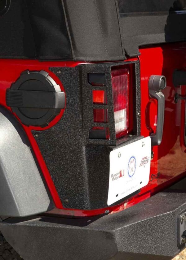 Rugged Ridge XHD Corner Guard Rear 07-18 Jeep Wrangler JK 2-Door - Image 8