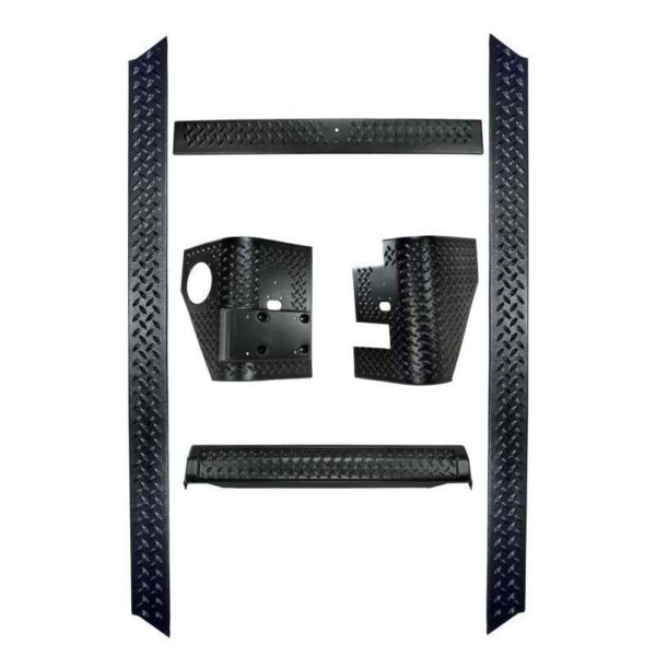 Rugged Ridge 6-Piece Body Armor Kit 97-06 Jeep Wrangler TJ - Image 2