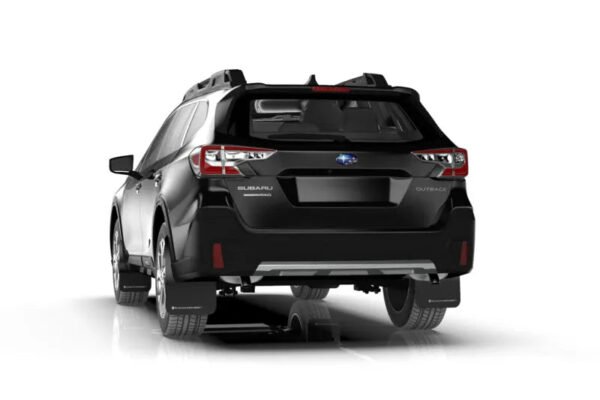 Rally Armor 20-22 Subaru Outback White UR Mud Flap w/ Black Logo - Image 9