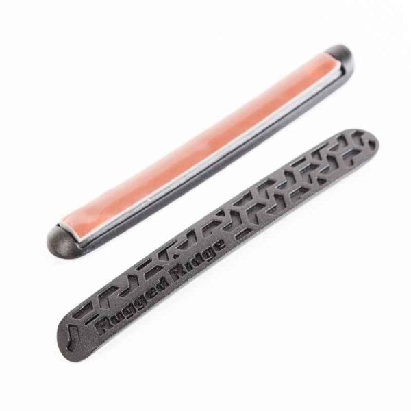 Rugged Ridge Elite Dr Hndle Inserts Black Tread 2Dr 07-18 Jeep Wrangler JK - Image 3