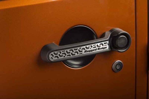 Rugged Ridge Elite Dr Hndle Insert Contrast Tread2D 07-18 Jeep Wrangler JK - Image 7