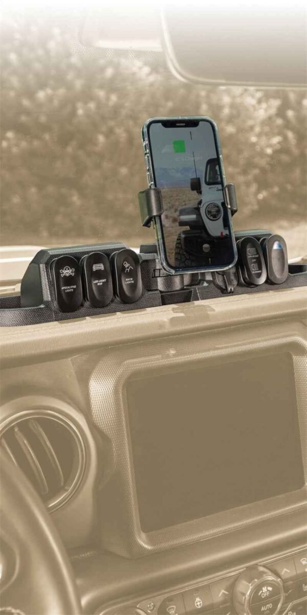 Rugged Ridge 18- 22 Jeep Wrangler JL/ 20-22 Gladiator Eclipse Sun Shade Black Hard Top- Black - Image 10