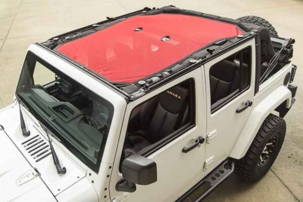 Rugged Ridge Eclipse Sun Shade Red 4-Dr 07-18 Jeep Wrangler JK - Image 4