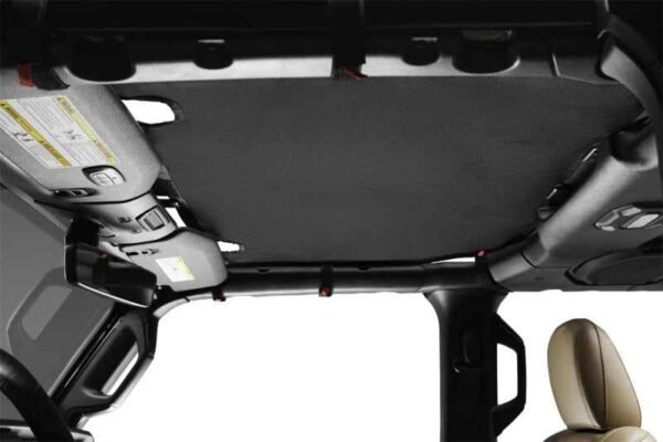 Rugged Ridge 20 Jeep Gladiator JT Eclipse Sun Shade Black Full - Black - Image 5