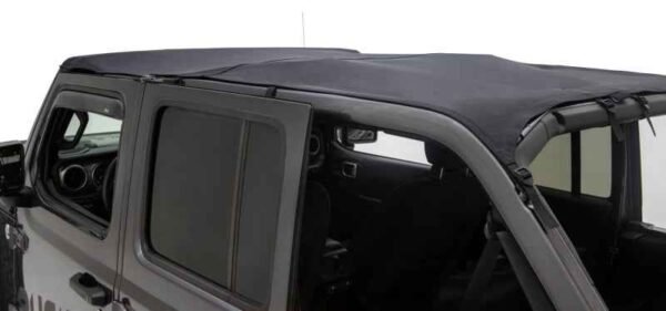 Rugged Ridge 18-22 Jeep Wrangler JL Unlimited (4-Door) Voyager Savannah Brief Top - Black - Image 4