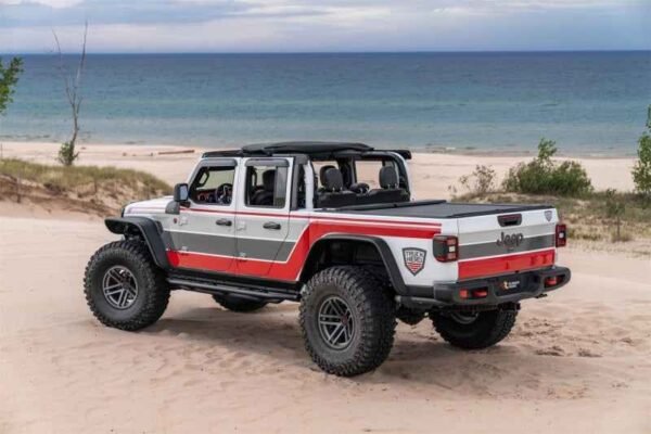 Rugged Ridge 20-22 Jeep Gladiator JT Voyager Fastback Soft Top - Black Diamond - Image 7
