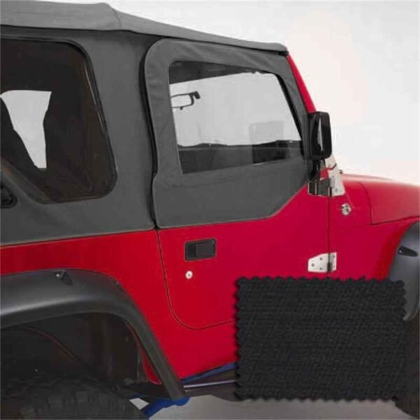 Rugged Ridge Upper Soft Door Kit Black Diamond 97-06 Jeep Wrangler - Image 2