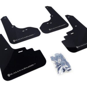 Rally Armor 2005-2009 Legacy GT and Outback UR Black Mud Flap w/ Silver Logo