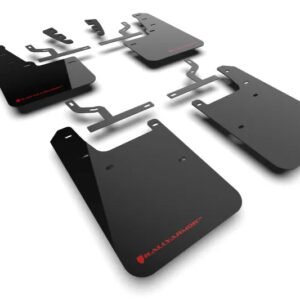 Rally Armor 2022+ Toyota Tundra Black UR Mud Flap w/ Red Logo