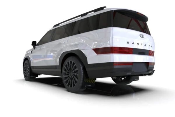 Rally Armor 2024+ Hyundai Santa Fe Black Mud Flap w/ Red Logo - Image 4