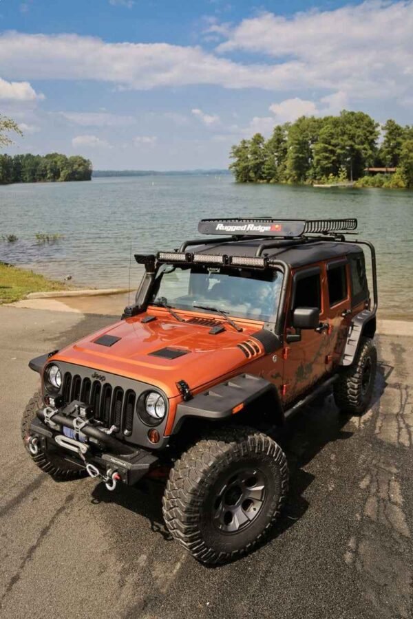 Rugged Ridge Performance Vented Hood 07-18 Jeep Wrangler JK - Image 3