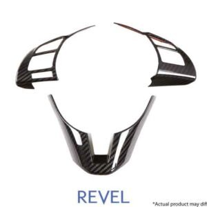 Revel GT Dry Carbon Steering Wheel Insert Covers 14-17 Mazda Mazda3 - 3 Pieces