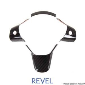 Revel GT Dry Carbon Steering Wheel Insert Covers Tesla Model 3 - 3 Piece