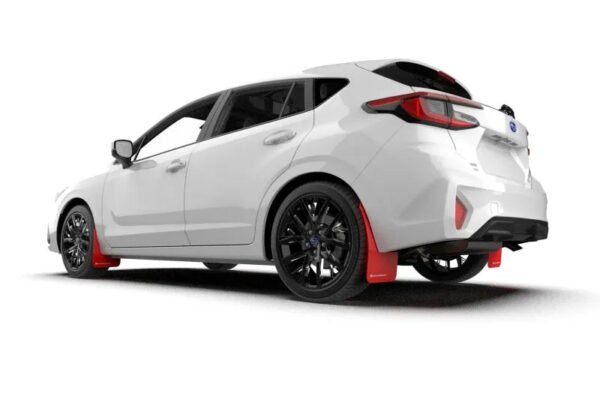 Rally Armor 2024 Subaru Impreza Black UR Mud Flap w/ Red Logo - Image 4