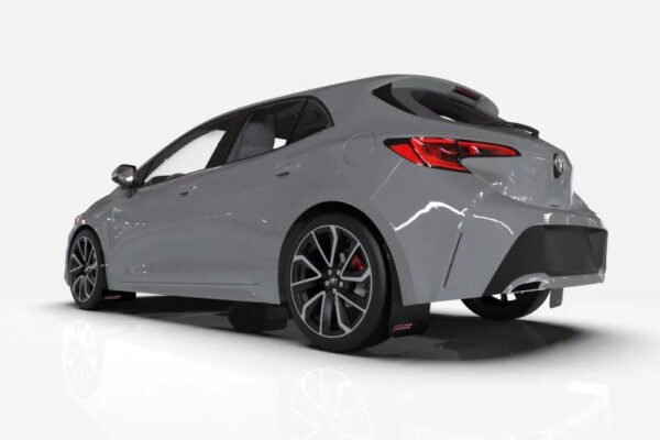 Rally Armor 12-19 Ford Focus ST & 2016-19 RS Black Mud Flap BCE Logo - Image 4
