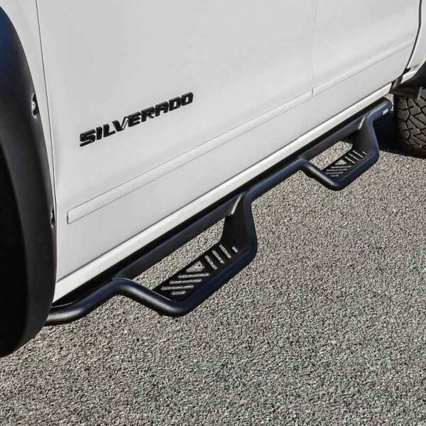 Westin 14-18 Chevrolet Silverado / GMC Sierra Crew Cab Outlaw Nerf Step Bars (Excl. Diesel) - Image 6