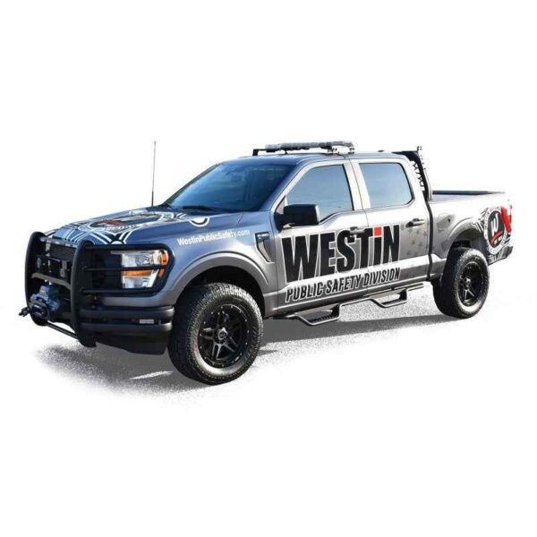 Westin 15-22 Ford F-150 SuperCrew / 17-22 F-250/350 Crew Cab Outlaw Nerf Step Bars - Image 9