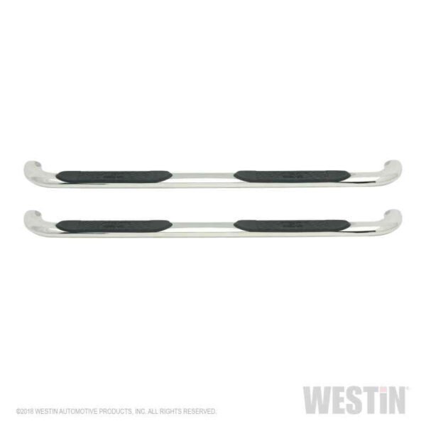 Westin 19-23 RAM 1500 Quad Cab (Excl. 2019+ Classic) Platinum 4 Oval Nerf Step Bars - SS - Image 3