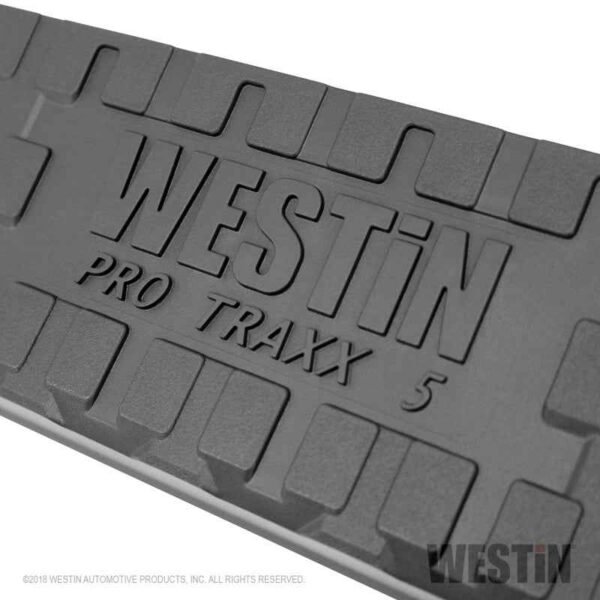 Westin 18-20 Jeep Wrangler JL Unlimited 4DR PRO TRAXX 5 Oval Nerf Step Bars - Textured Black - Image 5