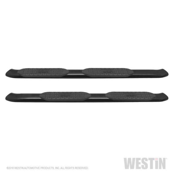 Westin 18-20 Jeep Wrangler JL Unlimited 4DR PRO TRAXX 5 Oval Nerf Step Bars - Textured Black - Image 6