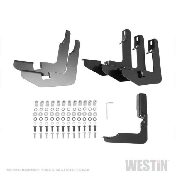 Westin 2019 Ram 1500 Crew Cab (Excl. 2019 Ram 1500 Classic) PRO TRAXX 5 Oval Nerf Step Bars - Black - Image 5