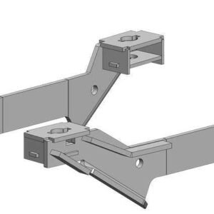 2328 PullRite Fifth Wheel Trailer Hitch Mount Kit Use With 24K ISR