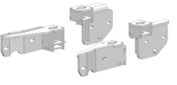 2336 PullRite Fifth Wheel Trailer Hitch Mount Kit Use With ISR Series