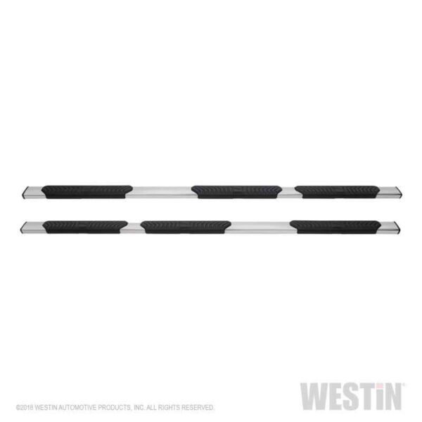Westin 99-16 Ford F-250/350/450/550 Crew Cab 6.75ft. Bed R5 M-Series W2W Nerf Step Bars - Polish SS - Image 3