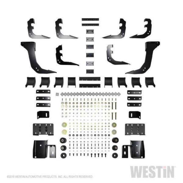 Westin 19-21 Ram 1500 Crew Cab R5 M-Series Wheel-to-Wheel Nerf Step Bars - Black - Image 7