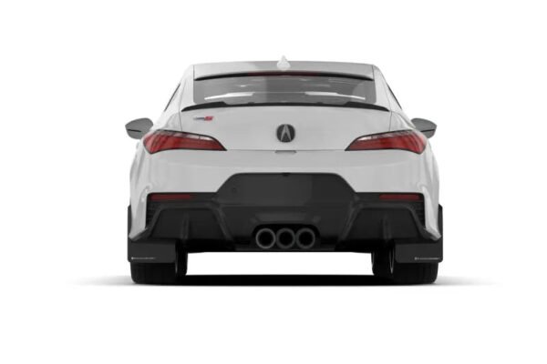 Rally Armor 23-24 Acura Integra Type S Black Mud Flap w/ White Logo - Image 5
