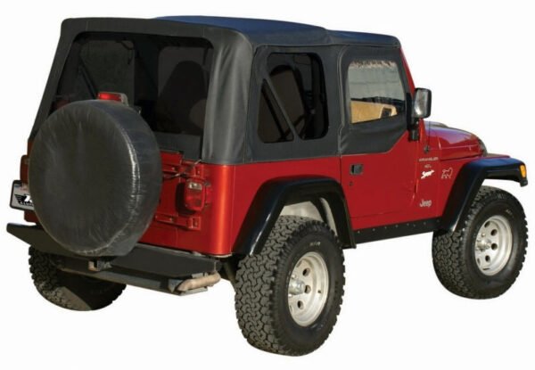 Rampage 1997-2006 Jeep Wrangler(TJ) OEM Replacement Top - Black Diamond - Image 5