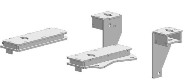 3122 PullRite Fifth Wheel Trailer Hitch Mount Kit Use With SuperGlide