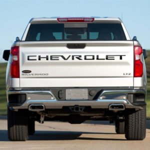 Putco 19-20 Chevy Silverado 1500 - Black Platinum Tailgate Letters CHEVROLET Chevrolet Letters - 55550BPGM